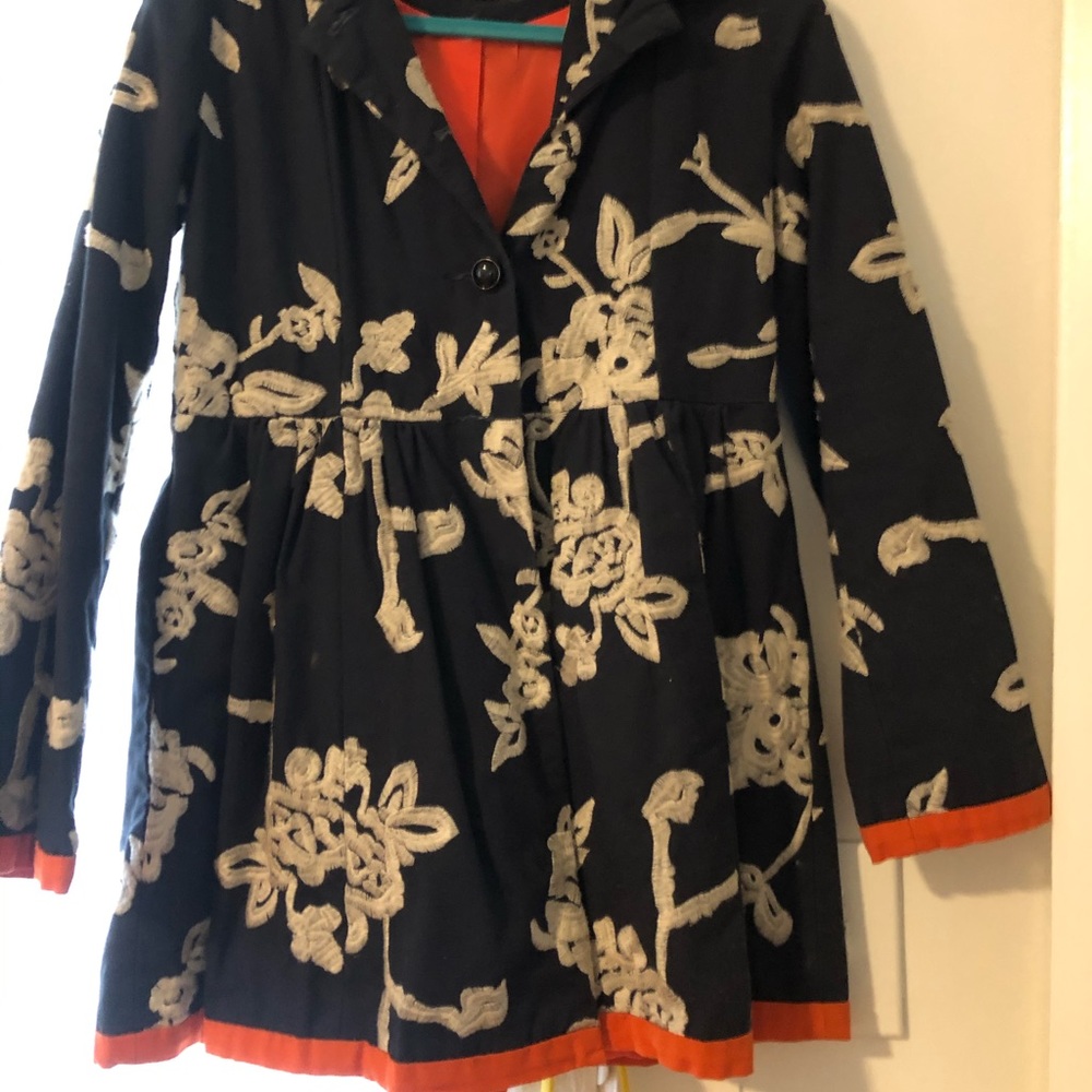 Navy/orange jacket